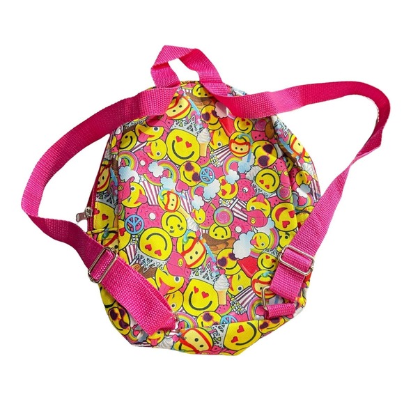 Small Emoji Sequin Back Pack - Preowned 10" x 10" x 3" - Picture 3 of 8